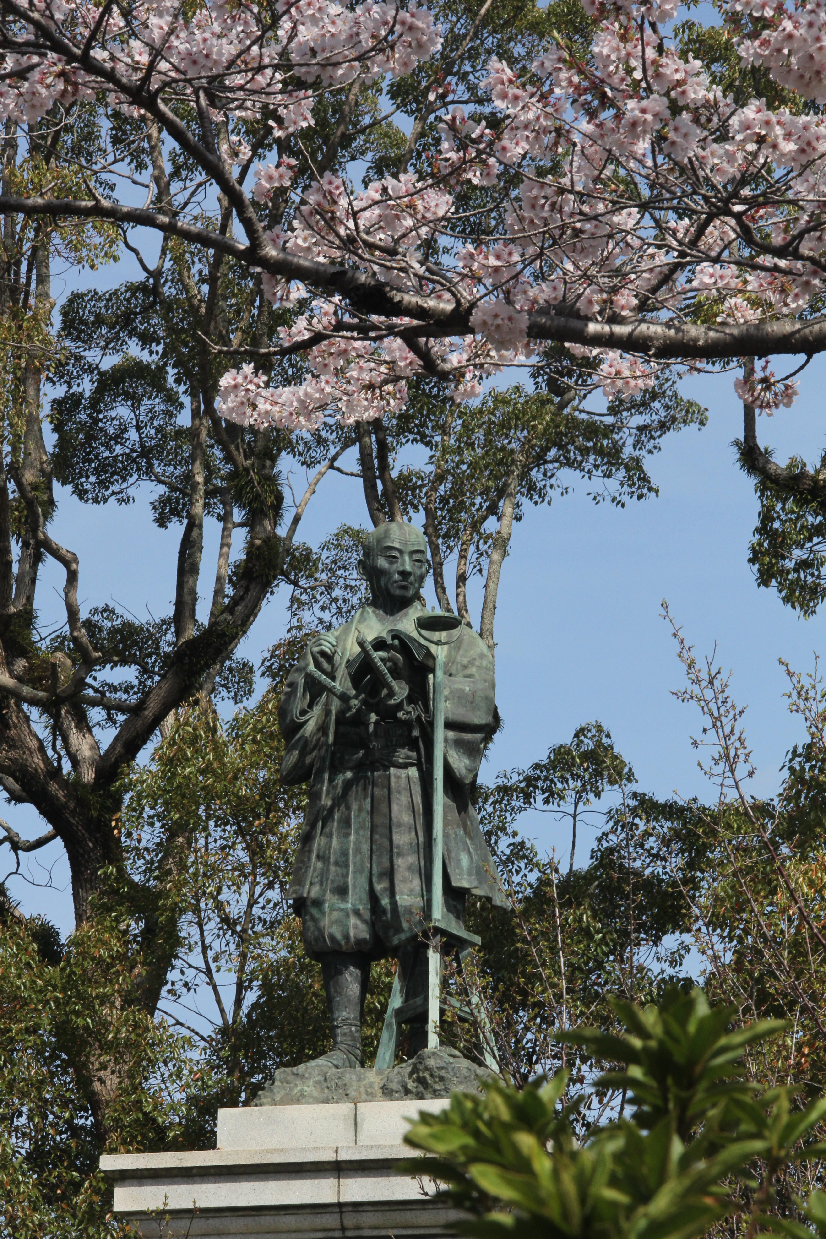 伊能忠敬銅像（佐原公園）