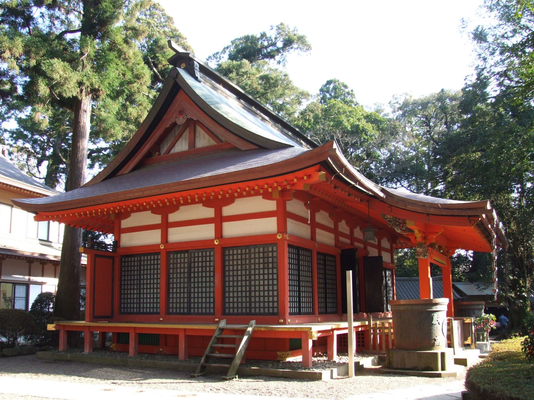 Antigua Sala Haiden del Santuario Katori