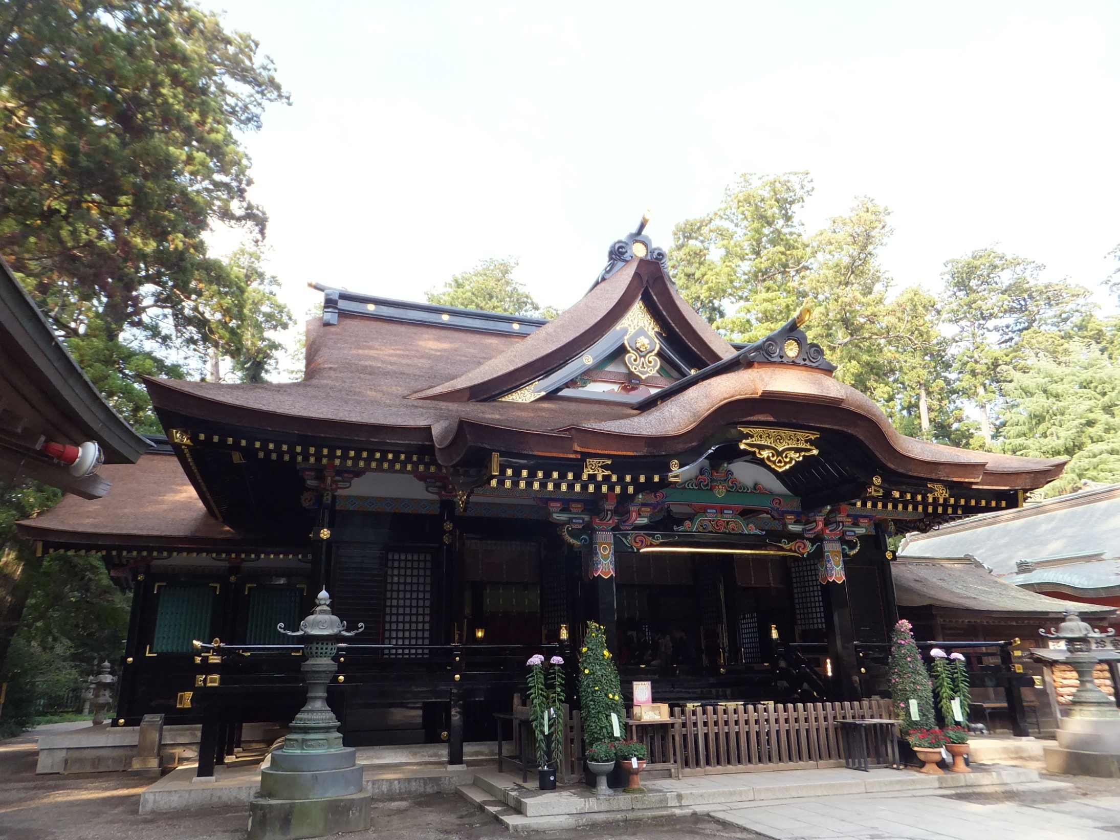 Salas Haiden, Heiden, y Shinsenjo del Santuario Ka