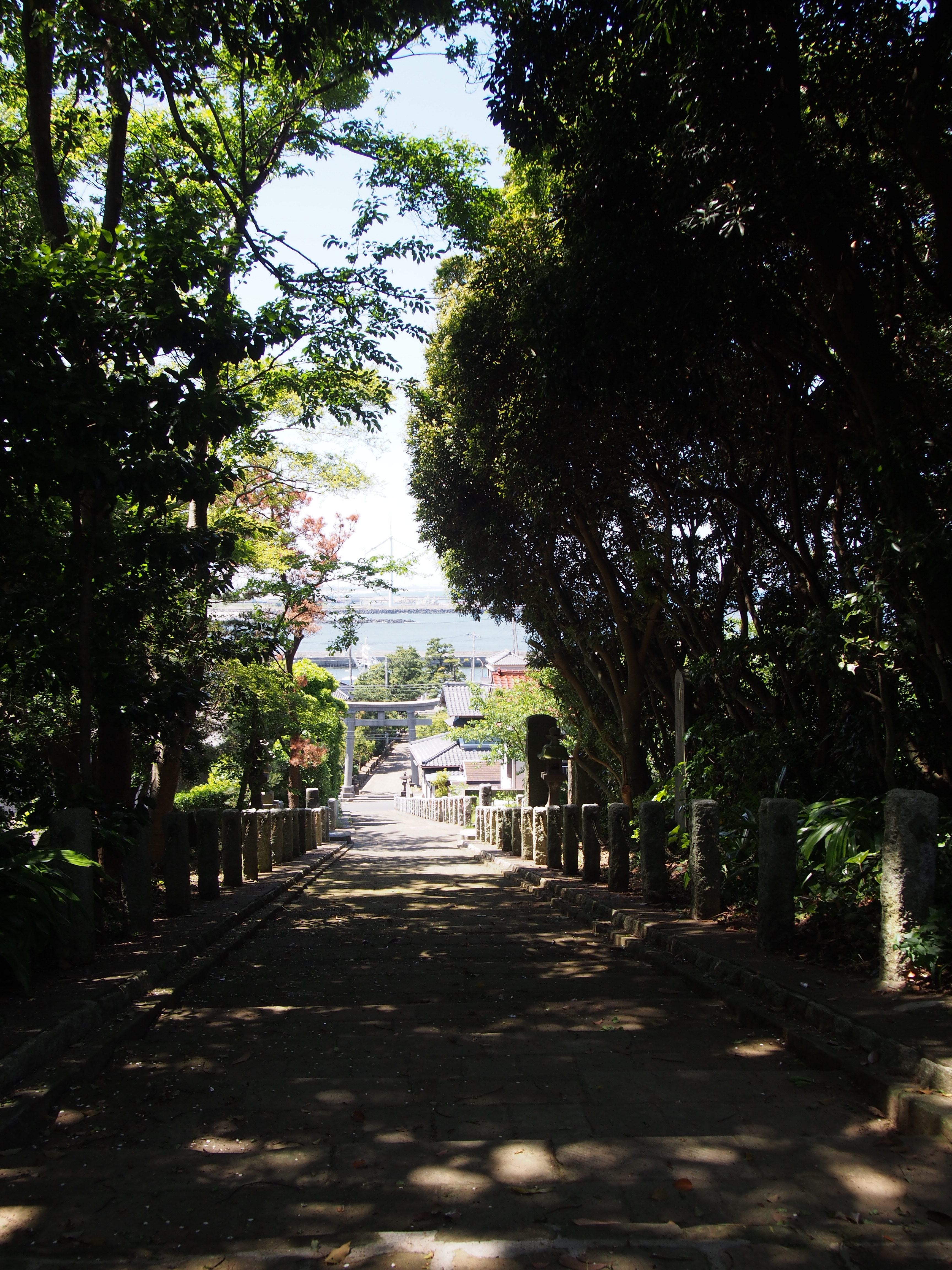 Vista de la desembocadura del Río Tonegawa