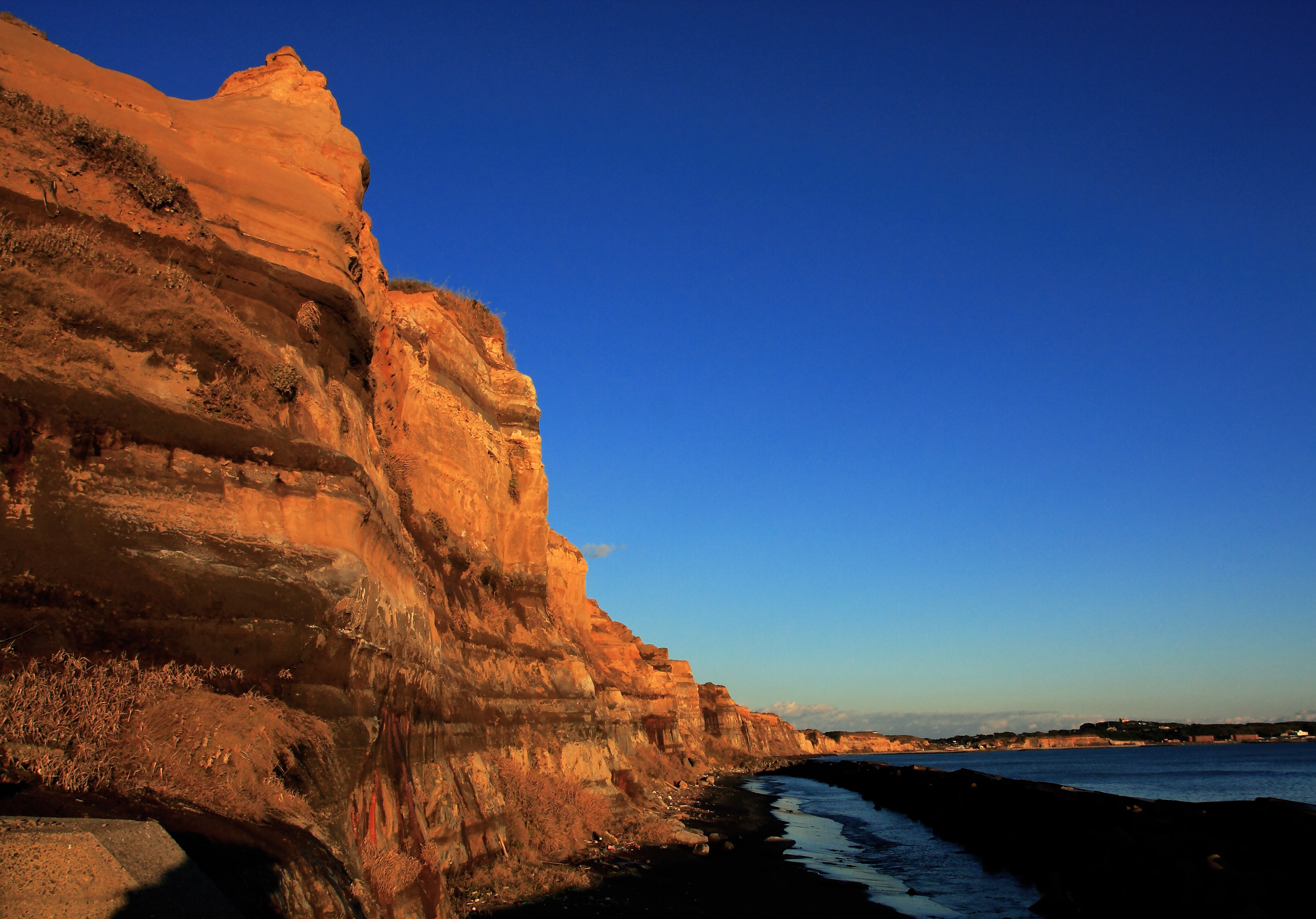 Sea Cliff at Byobugaura